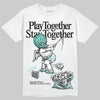 Jordan 11 Low "Igloo" DopeSkill T-Shirt Play together, Stay together Graphic Streetwear - White