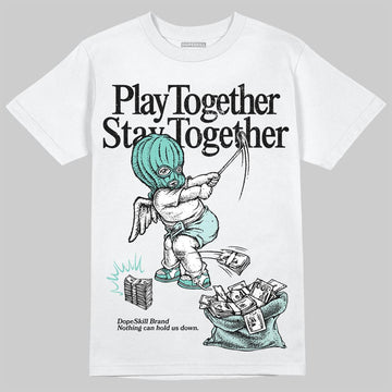 Jordan 11 Low "Igloo" DopeSkill T-Shirt Play together, Stay together Graphic Streetwear - White