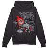 Jordan 14 Retro 'Stealth' DopeSkill Hoodie Sweatshirt Break Through Graphic Streetwear - Black