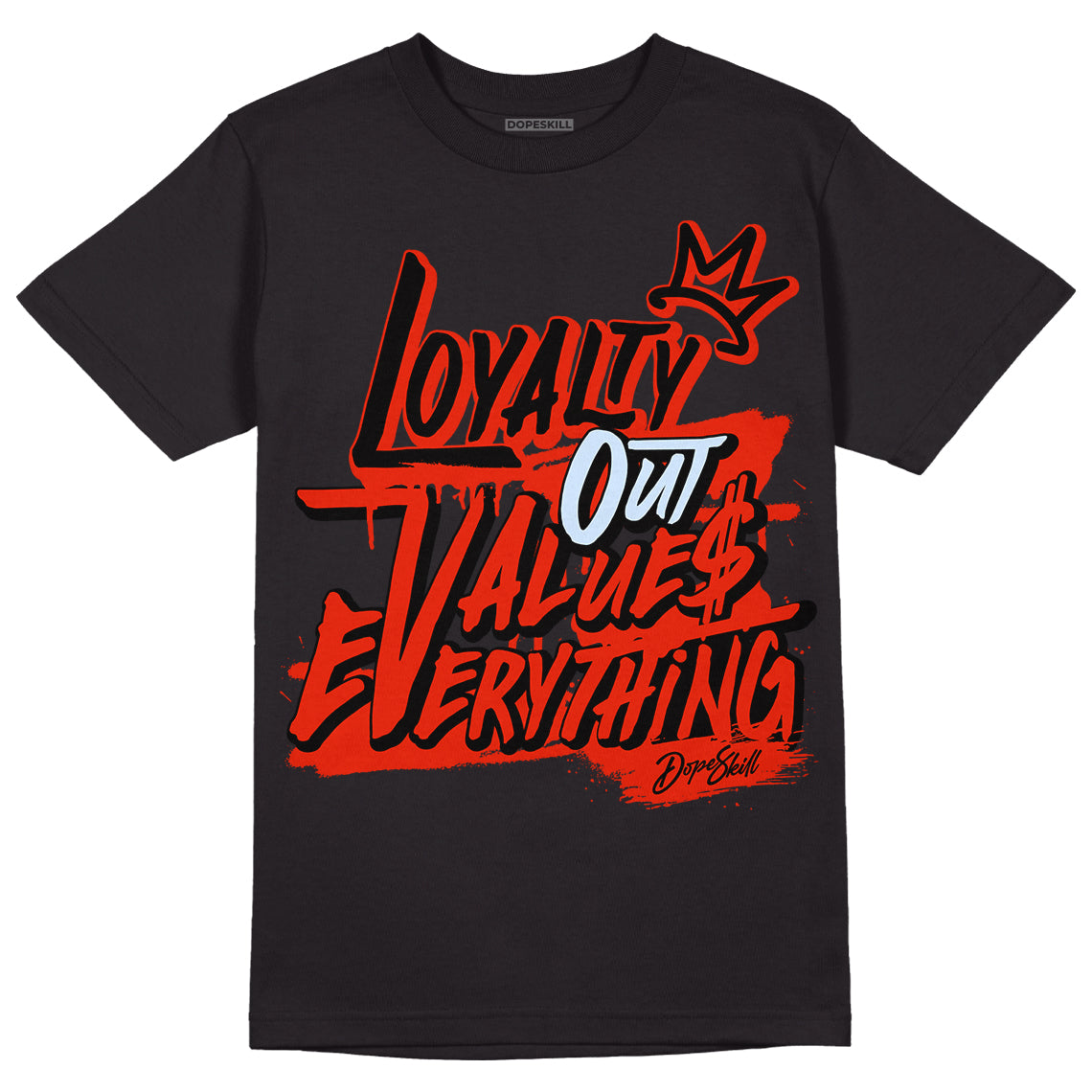 Jordan 6 Retro Toro Bravo DopeSkill T-Shirt LOVE Graphic Streetwear - Black