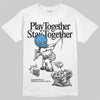 Jordan 10 OG “Steel” DopeSkill T-Shirt Play together, Stay together Graphic Streetwear - White