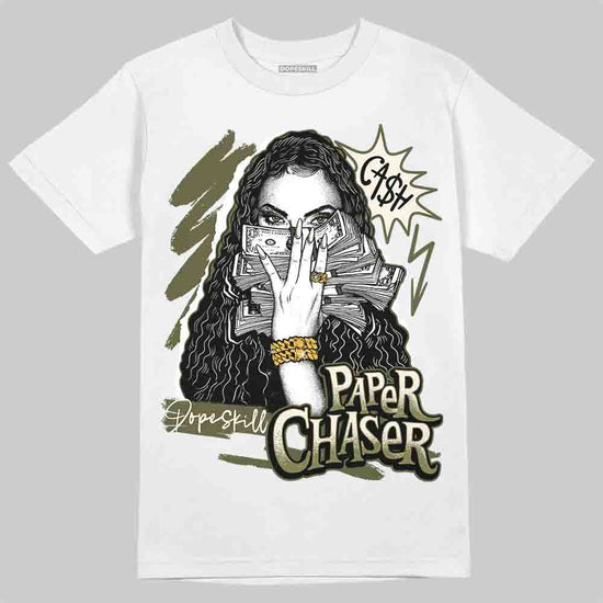 Jordan 3 “Medium Olive” aka “Family Affair” DopeSkill T-Shirt NPC Graphic Streetwear - White