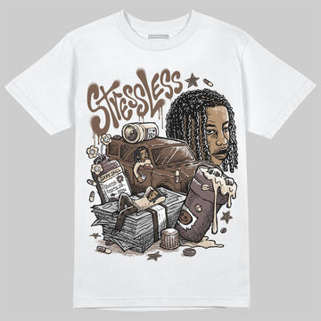A Ma Maniére x Air Jordan 4 “Dark Mocha” DopeSkill T-Shirt Stressless Graphic Streetwear - White