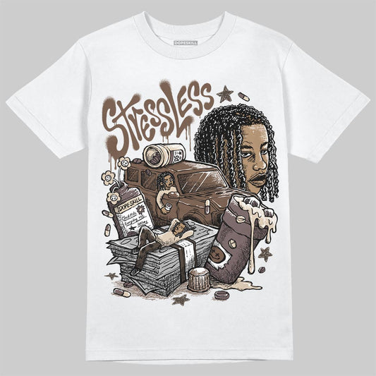 A Ma Maniére x Air Jordan 4 “Dark Mocha” DopeSkill T-Shirt Stressless Graphic Streetwear - White
