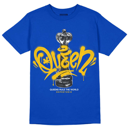 Jordan 14 “Laney” DopeSkill Varsity Royal T-Shirt Queen Chess Graphic Streetwear