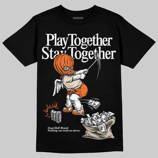 Jordan 3 “Starfish” DopeSkill T-Shirt Play together, Stay together Graphic Streetwear - Black