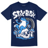 Jordan 3 "Midnight Navy" DopeSkill Navy T-Shirt Stay Busy Graphic Streetwear