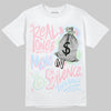 Jordan 4 Retro Valentine's Day (2026) (GS) DopeSkill T-Shirt Real Ones Move In Silence Graphic Streetwear - White