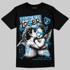 Jordan 4 Retro Military Blue DopeSkill T-Shirt Certified Lover Graphic Streetwear - Black