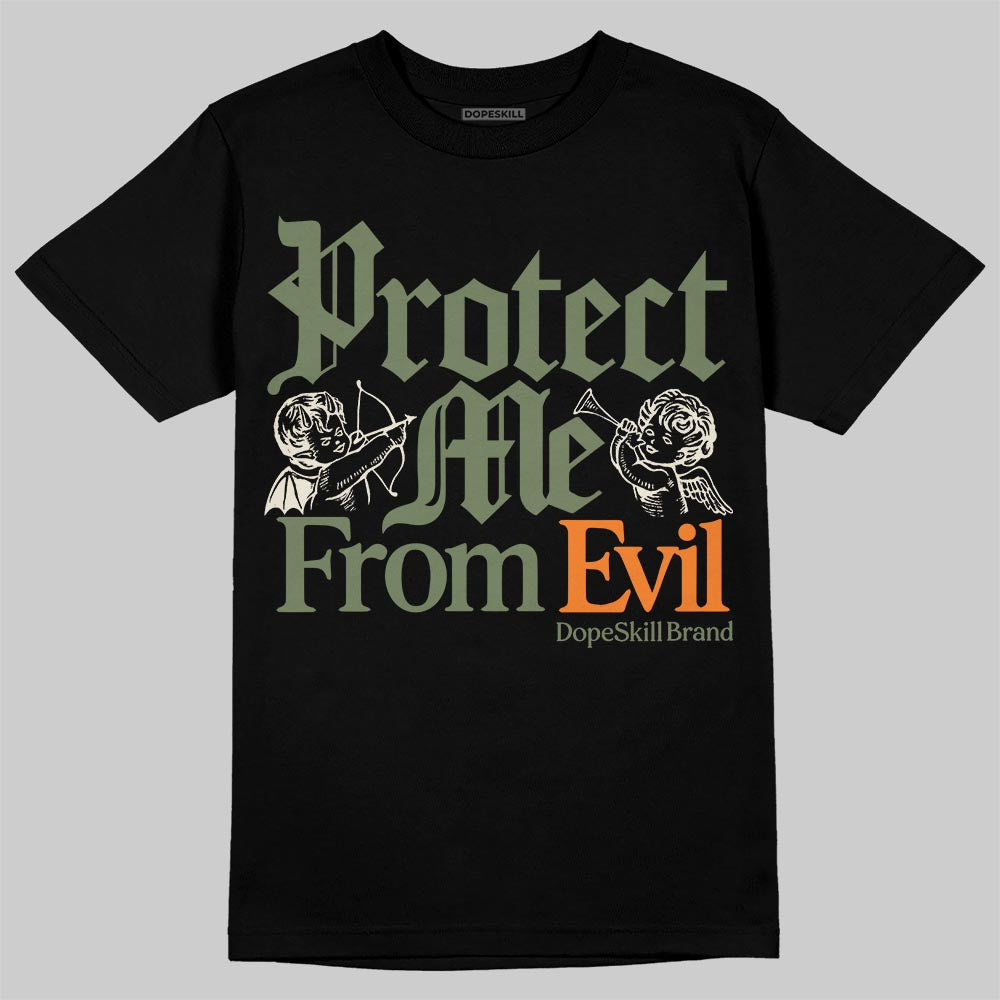 Jordan 4 Retro OG SP Undefeated (2025) DopeSkill T-Shirt Protect Me From Evil Graphic Streetwear - Black