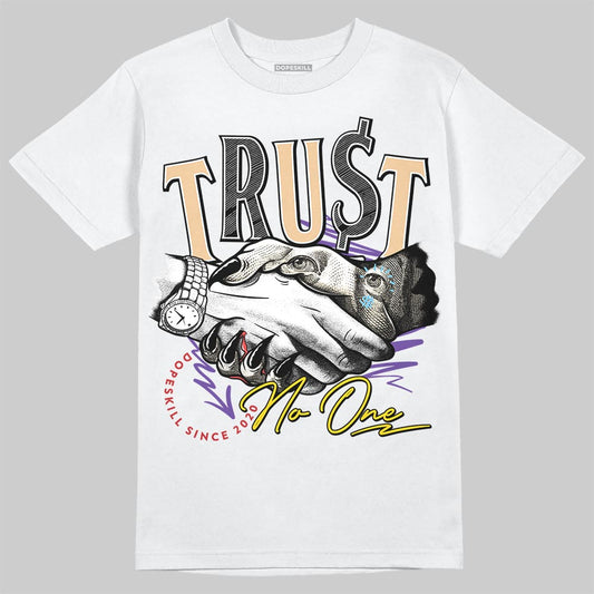 Jordan 17 Retro Low SP Infinite Archives DopeSkill T-Shirt Trust No One Graphic Streetwear - White