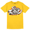 Jordan 4 Retro “Vivid Sulfur” DopeSkill Yellow T-shirt Rare Breed Type Graphic Streetwear 