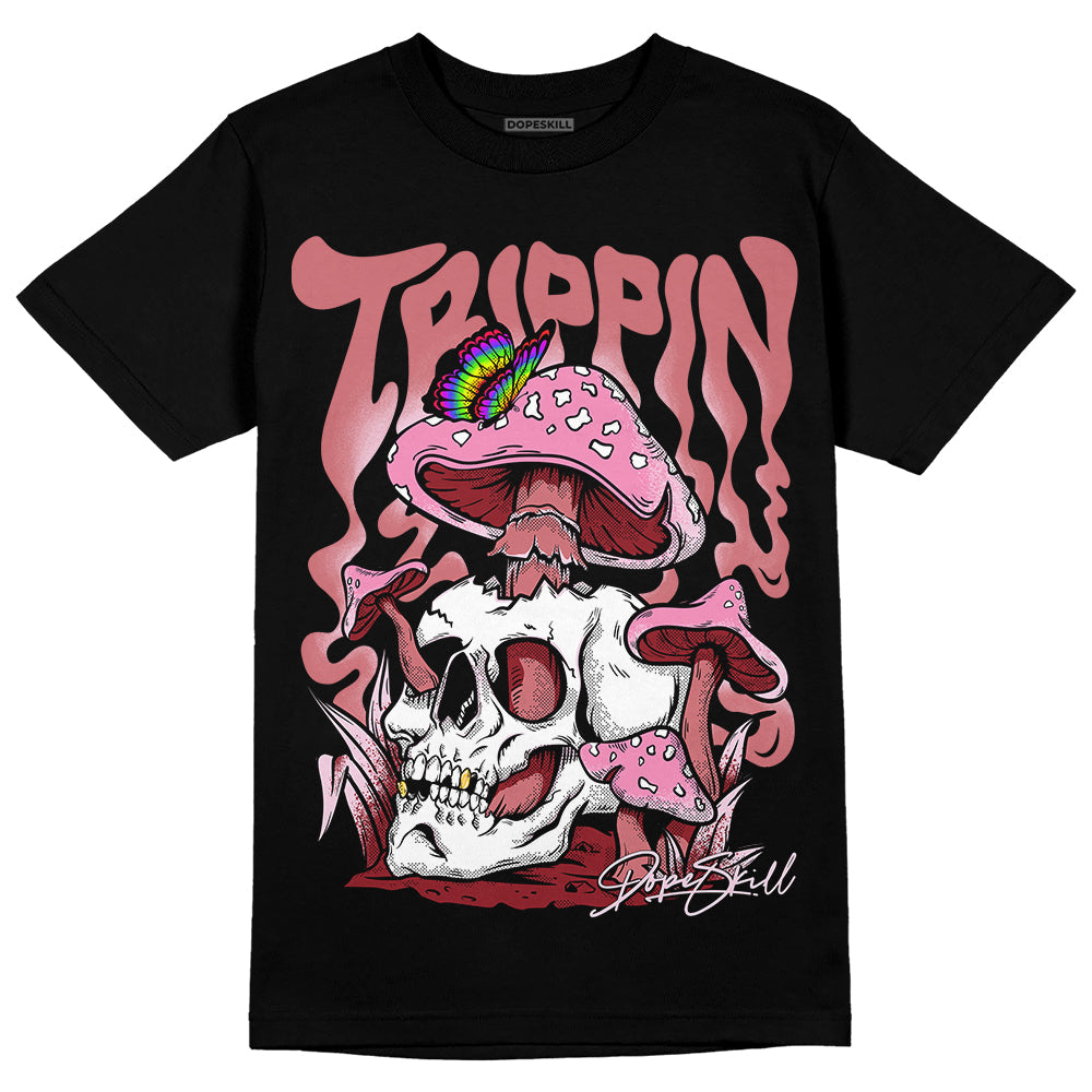 Valentine's Day Collection DopeSkill T-Shirt Trippin Graphic Streetwear - black