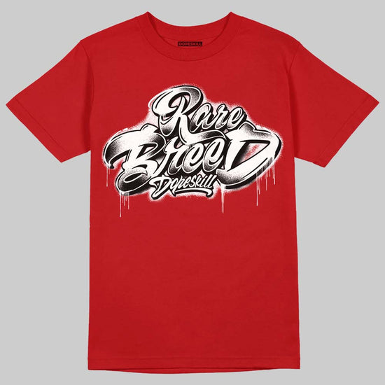 Jordan 5 Retro Fire Red Black Tongue (2025) DopeSkill T-Shirt Rare Breed Type Graphic Streetwear - Red