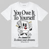 Air Foamposite One 'Triple White' DopeSkill T-Shirt Owe It To Yourself Graphic Streetwear - White