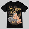 Jordan 5 “Earth/Metallic Gold” DopeSkill T-Shirt New No Days Off Garaphic Streetwear - Black