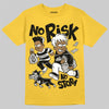 Jordan 5 'Tokyo' DopeSkill T-Shirt No Risk No Story Graphic Streetwear - Gold