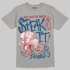 Jordan 12 Retro French Blue (2025) DopeSkill T-Shirt Speak It Graphic Streetwear - Gravel