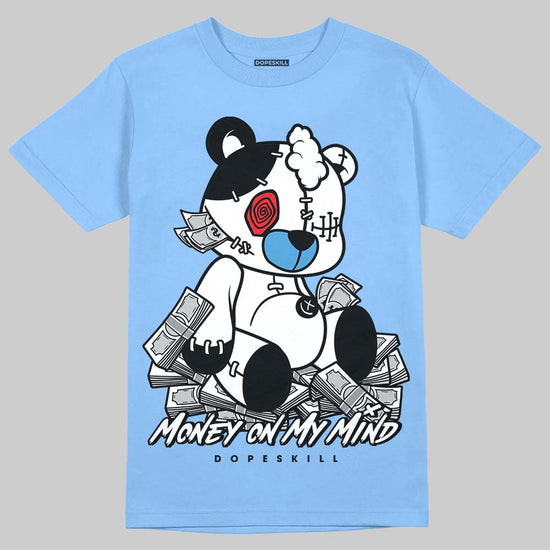 Vans Knu Stack Vintage Satin Dream Blue DopeSkill Blue T-shirt MOMM Bear Graphic Streetwear