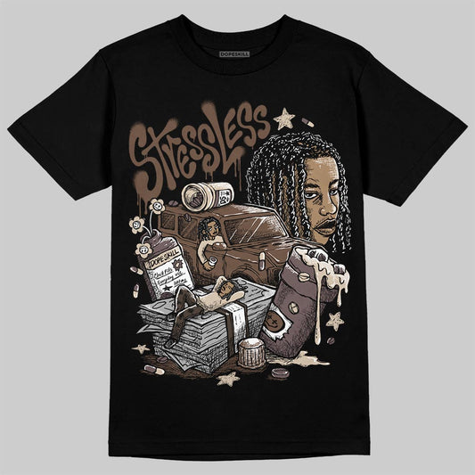 A Ma Maniére x Air Jordan 4 “Dark Mocha” DopeSkill T-Shirt Stressless Graphic Streetwear - Black