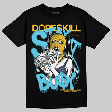 Jordan 11 Retro Gamma Blue (2025) DopeSkill T-Shirt Stay It Busy Graphic Streetwear - Black