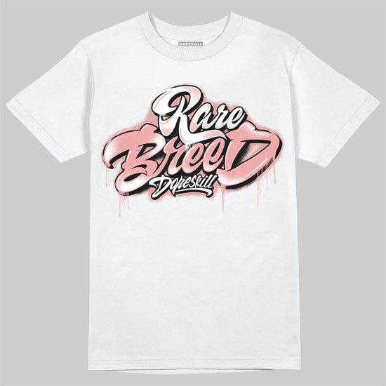 Jordan 40 “Dusty Rose” DopeSkill T-Shirt Rare Breed Type Graphic Streetwear - White