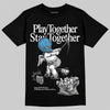Jordan 10 OG “Steel” DopeSkill T-Shirt Play together, Stay together Graphic Streetwear - Black