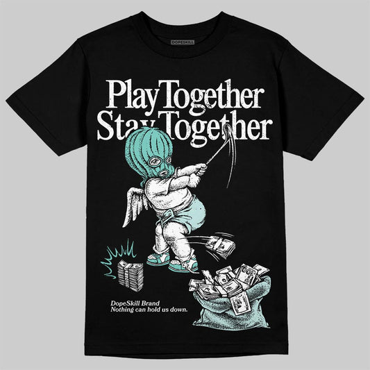 Jordan 11 Low "Igloo" DopeSkill T-Shirt Play together, Stay together Graphic Streetwear - Black