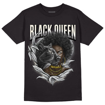 Jordan 1 Retro Low OG Black Cement DopeSkill T-Shirt New Black Queen Graphic Streetwear - Black