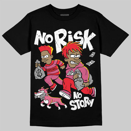 Diesel Pink S - Serendipity Pro-X1 Trainers DopeSkill T-Shirt No Risk No Story Graphic Streetwear - Black