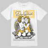 New Balance 9060 Varsity Gold (GS) DopeSkill T-Shirt Real Lover Graphic Streetwear - White