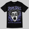 Jordan 4 Retro Lakers DopeSkill T-Shirt Root of Evil Graphic Streetwear - Black