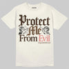 Jordan 1 High OG “Baroque Brown” DopeSkill T-Shirt Protect Me From Evil Graphic Streetwear - Sand
