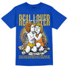 Royal Blue Sneakers DopeSkill Royal Blue T-shirt Real Lover Graphic Streetwear