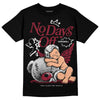 Jordan 1 Retro High '85 OG Metallic Burgundy DopeSkill T-Shirt New No Days Off Graphic Streetwear - Black