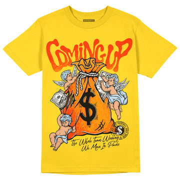 Jordan 6 “Yellow Ochre” DopeSkill Yellow T-shirt Money Bag Coming Up Graphic Streetwear