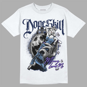 Jordan 5 SE “Georgetown” DopeSkill T-Shirt Money Loves Me Graphic Streetwear