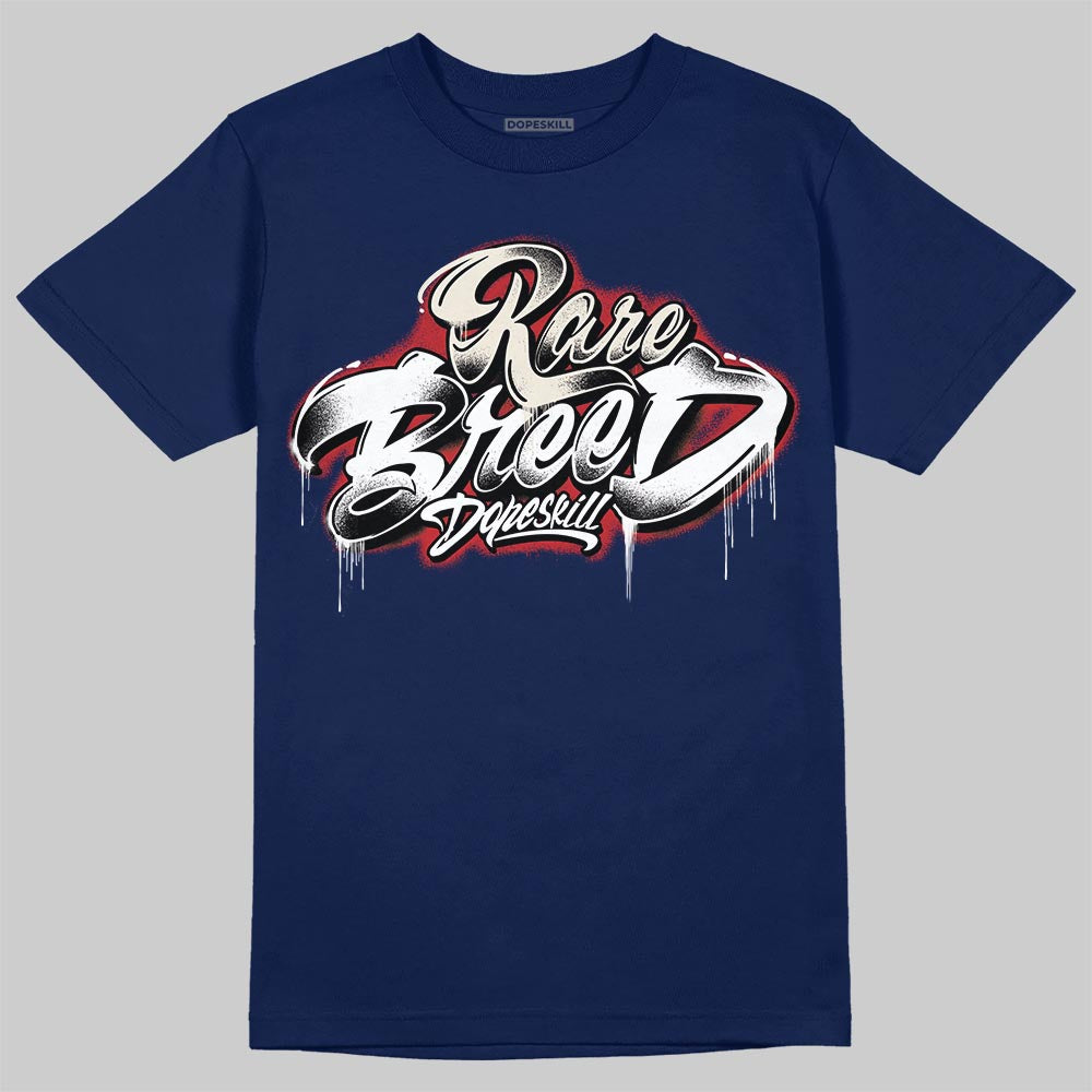 Jordan 11 “Rare Air” DopeSkill T-Shirt Rare Breed Type Graphic Streetwear - Navy