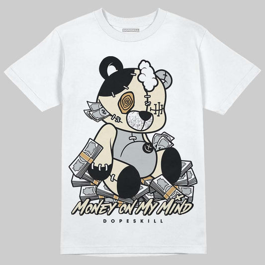 Jordan 5 Retro Reverse Metallic DopeSkill T-Shirt MOMM Bear Graphic Streetwear - White