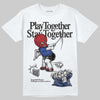 Jordan 4 “Rare Air” DopeSkill T-Shirt Play together, Stay together Graphic Streetwear - White