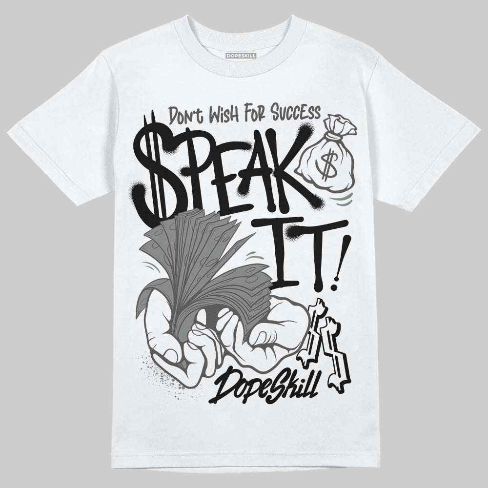 Jordan 10 Retro Shadow (2025) DopeSkill T-Shirt Speak It Graphic Streetwear - WHite