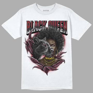 Jordan 5 Retro Burgundy (2023) DopeSkill T-Shirt New Black Queen Graphic Streetwear - White