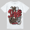 Jordan 9 'Olive' DopeSkill T-Shirt No Days Off Graphic Streetwear - White