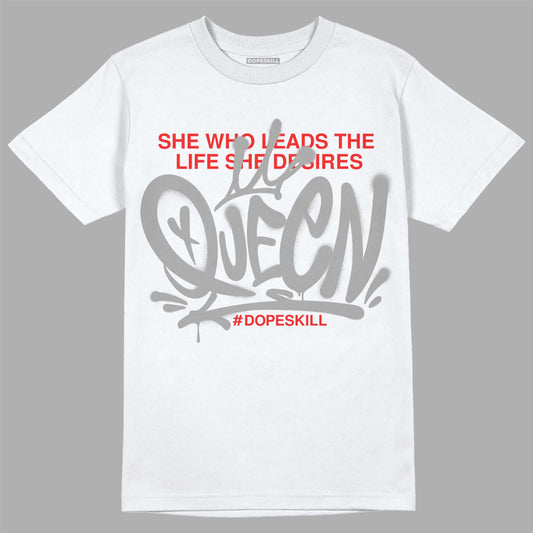 Grey Sneakers DopeSkill T-Shirt Queen Graphic Streetwear - White