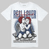 Jordan 1 High OG "Midnight Navy" DopeSkill T-Shirt Real Lover Graphic Streetwear - White 