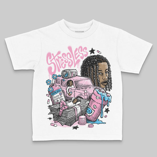 Jordan 12 GS “Pearl Pink” DopeSkill Toddler Kids T-shirt Stressless Graphic Streetwear - White