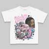 Jordan 12 GS “Pearl Pink” DopeSkill Toddler Kids T-shirt Stressless Graphic Streetwear - White