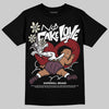 A Ma Maniére x Air Jordan 5 “Violet Ore” DopeSkill T-Shirt No Fake Love Graphic Streetwear - Black