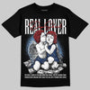 Jordan 1 High OG "Midnight Navy" DopeSkill T-Shirt Real Lover Graphic Streetwear - Black