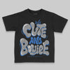 Jordan 3 "True Blue" DopeSkill Toddler Kids T-shirt Cute and Boujee Graphic Streetwear - Black